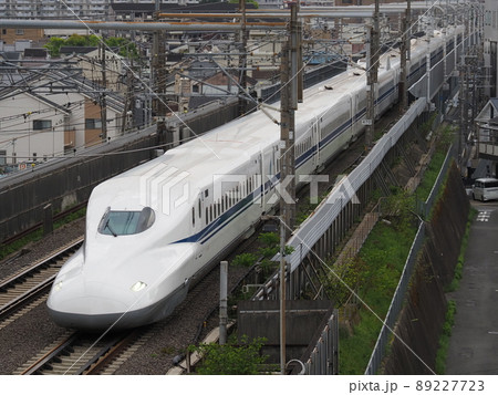 全検明け　新幹線N700A　山科付近にて 89227723