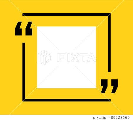 Quote box frames set. Textbox frame design template 89228569