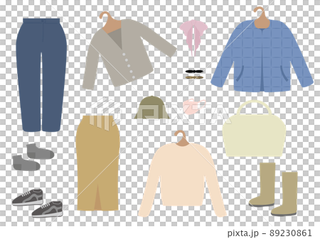 Women's clothing set 3 Winter clothing, knit, down, socks, boots, bags, accessories 89230861