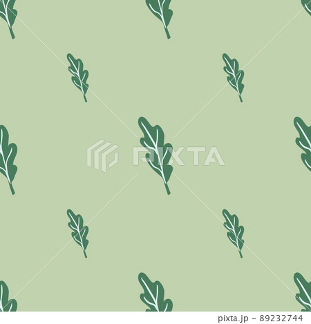 Oak leaf seamless pattern. Plant background. 89232744