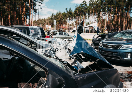 Irpin, Kyiv region, Ukraine - 28 April 2022 Irpin, Kyiv region, Ukraine - 28 April 2022 89234480