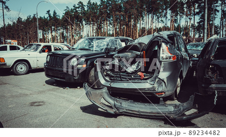 Irpin, Kyiv region, Ukraine - 28 April 2022 89234482