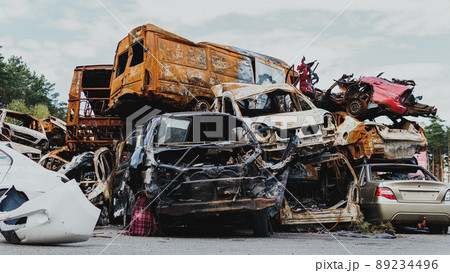 Irpin, Kyiv region, Ukraine - 28 April 2022 89234496