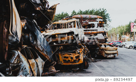 Irpin, Kyiv region, Ukraine - 28 April 2022 89234497