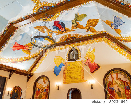 Interior view of the church of The Holy City of the Wichitas 89234643