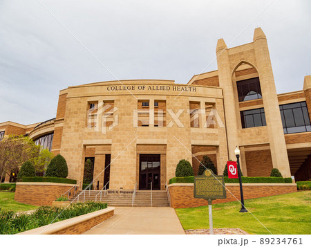 Overcast view of the HSC of University of Oklahoma 89234761