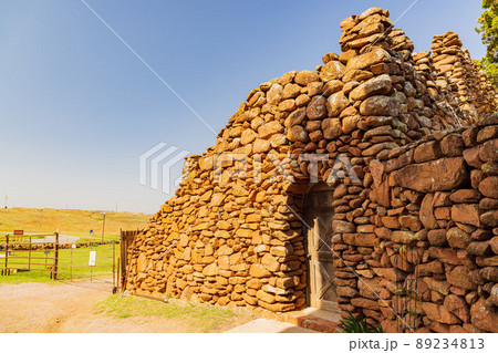 Sunny view of The Holy City of the Wichitas 89234813