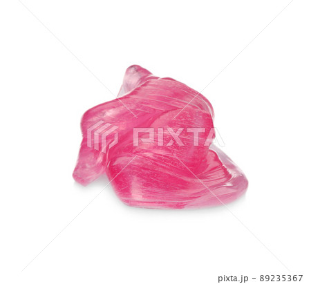 Pink slime isolated on white. Antistress toy Pink slime isolated on white. Antistress toy 89235367