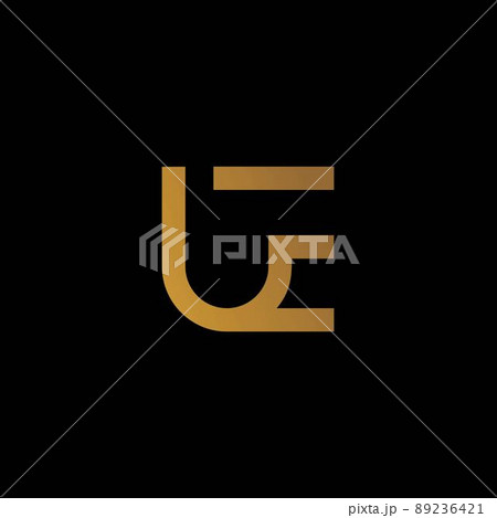 Modern and elegant UE letter initials logo design Modern and elegant UE letter initials logo design 89236421