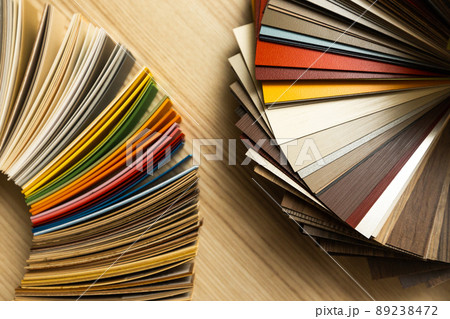 Colorful texture pattern and color palette - Swatches to choose from 89238472