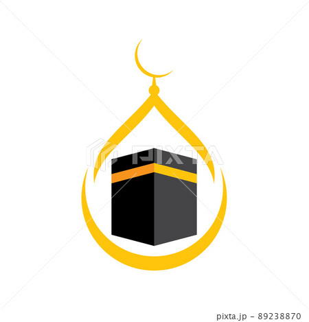 Kaaba logo illustration 89238870