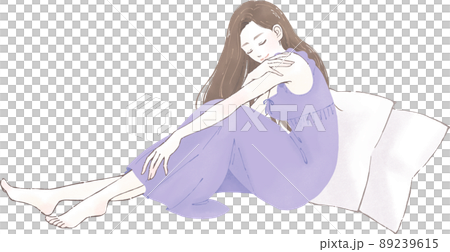 穿房間衣服的女人 89239615