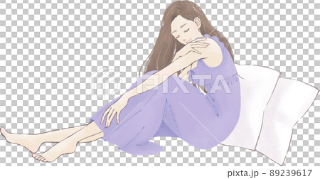 穿房間衣服的女人 89239617