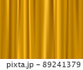 高級感のある金色のカーテンのイラスト背景素材(ベクターあり) 89241379