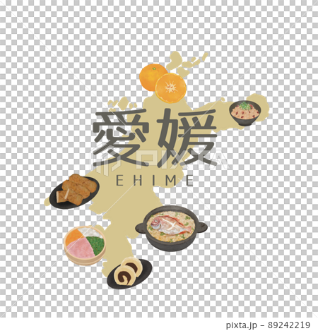 Ehime specialty Ehime prefecture map Ehime specialty Ehime prefecture map 89242219