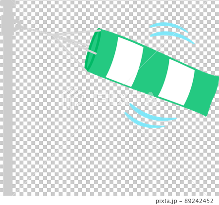 風になびく吹き流し 89242452