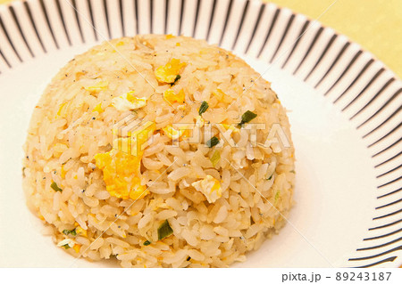 炒飯のクローズアップ 89243187