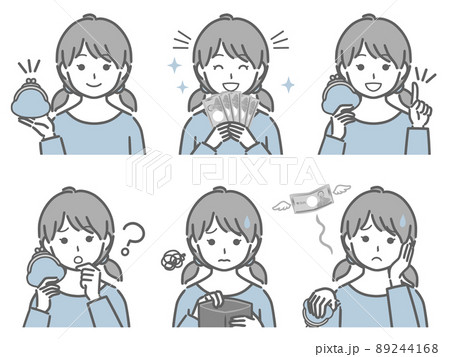 お金に関する色々　女の子 89244168