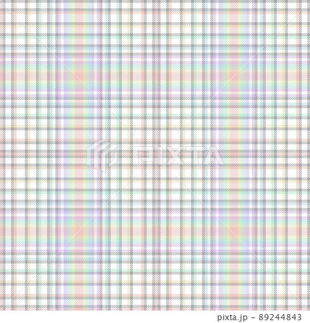 Rainbow Plaid Tartan Checkered Seamless Pattern 89244843