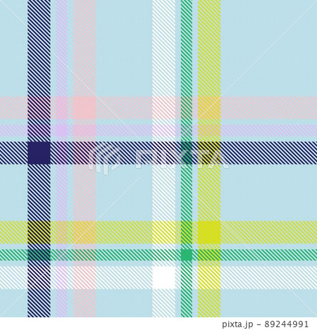 Colourful Plaid textured Seamless Pattern 89244991