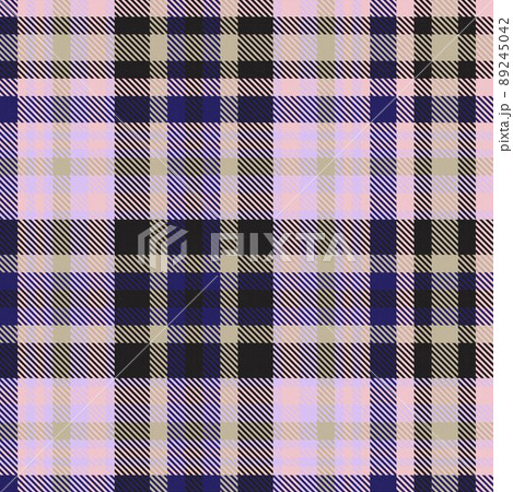 Colourful Plaid textured Seamless Pattern Colourful Plaid textured Seamless Pattern 89245042