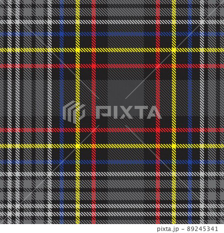 Colourful Plaid textured Seamless Pattern 89245341