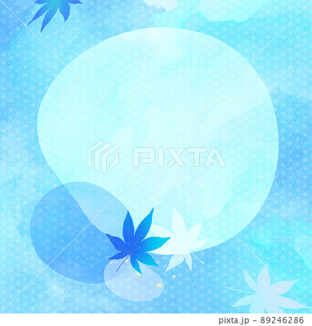 透明感のある夏の和風素材 透明感のある夏の和風素材 89246286