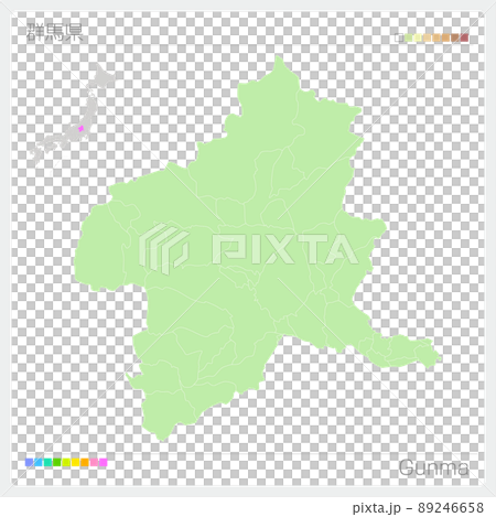 Gunma Map 89246658