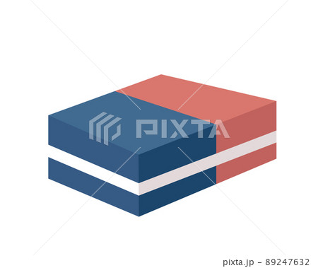 rubber eraser ink vector illustration 89247632