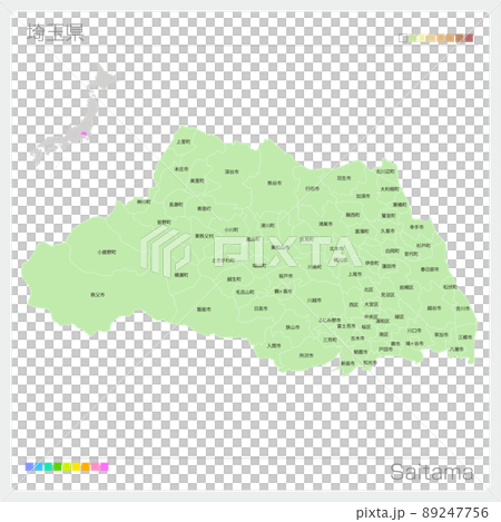 埼玉縣地圖・埼玉地圖 89247756