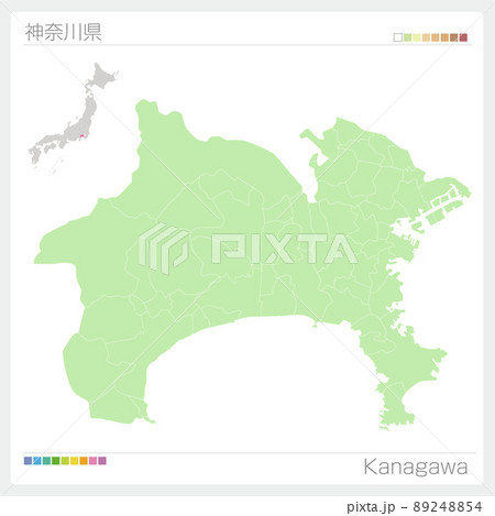 神奈川県の地図イラスト フリー素材 を無料ダウンロード