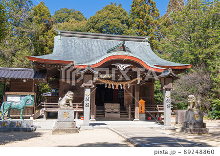 筑紫神社の拝殿 筑紫神社の拝殿 89248860