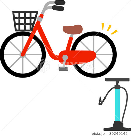 自転車の空気入れと自転車 自転車の空気入れと自転車 89249142