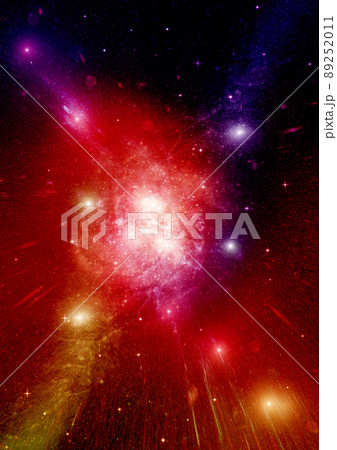 galaxy in a free space. 3D rendering galaxy in a free space. 3D rendering 89252011