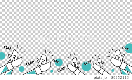 Casual illustrations that applaud and praise Casual illustrations that applaud and praise 89252113