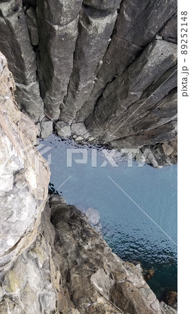 福井県　東尋坊の崖の高さ① 89252148