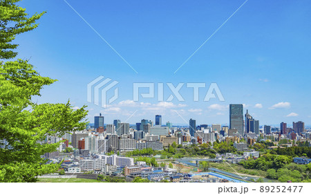 仙台市全景　青葉城址より仙台市全景 89252477
