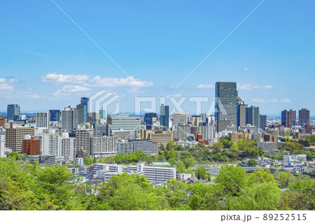 仙台市全景　青葉城址より仙台市全景 89252515