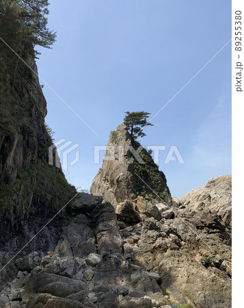 笹川流れ、眼鏡岩 89255380