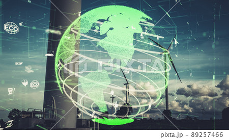Environmental conservation technology and approaching global sustainable ESG 89257466