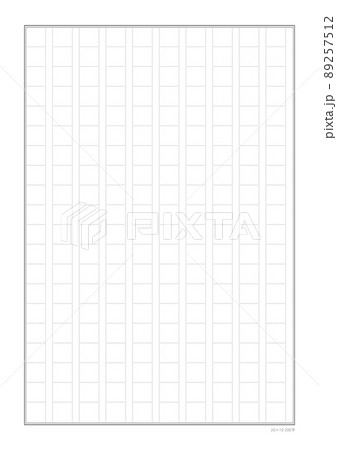 200字詰めの黒い縦書きの原稿用紙・便せんのテンプレート - 20字×10段 - A4比率 200字詰めの黒い縦書きの原稿用紙・便せんのテンプレート - 20字×10段 - A4比率 89257512