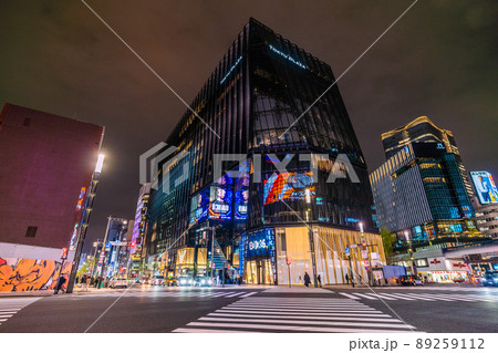 日本の東京都市景観 数寄屋橋の交差点から東急プラザなどを望む 日本の東京都市景観 数寄屋橋の交差点から東急プラザなどを望む 89259112