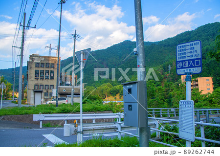 通洞発電所　砂畑入口バス停付近からの眺め　初夏の風景　　　 89262744
