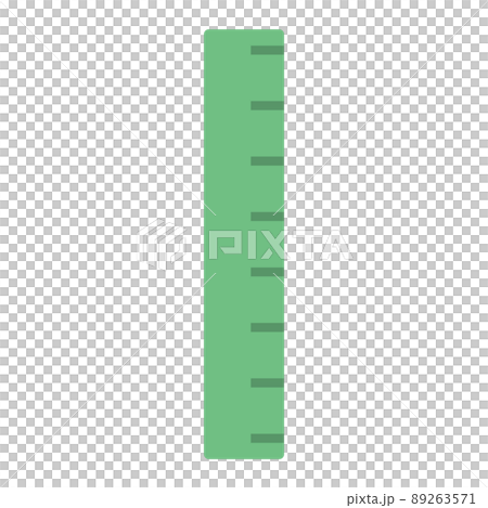 Simple and cute ruler illustration - Stock Illustration [89263571] - PIXTA