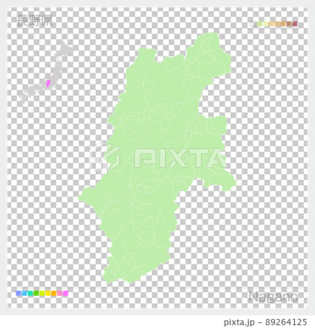 Nagano Map Nagano Map 89264125