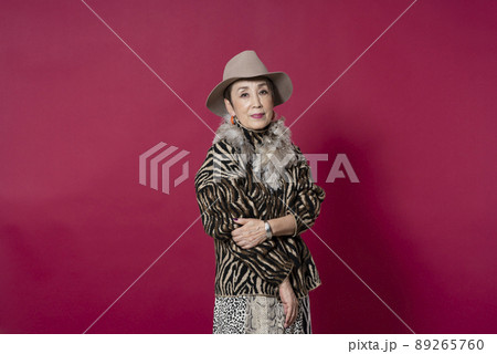 シニアのファッションポートレート シニアのファッションポートレート 89265760
