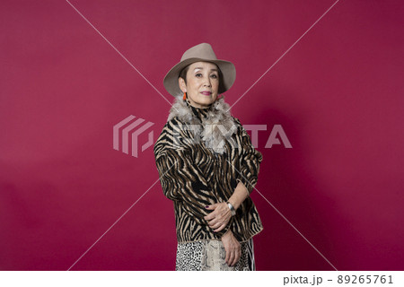 シニアのファッションポートレート 89265761