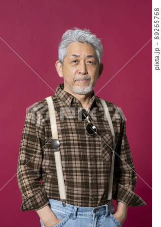 シニアのファッションポートレート 89265768