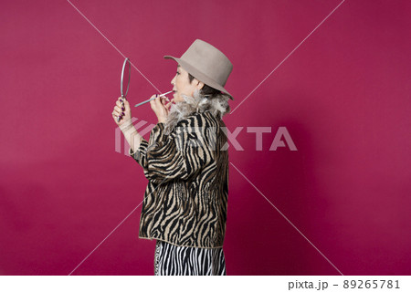 シニアのファッションポートレート シニアのファッションポートレート 89265781