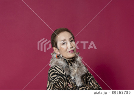 シニアのファッションポートレート 89265789